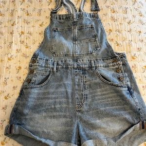 Free people ZIGGY short overalls